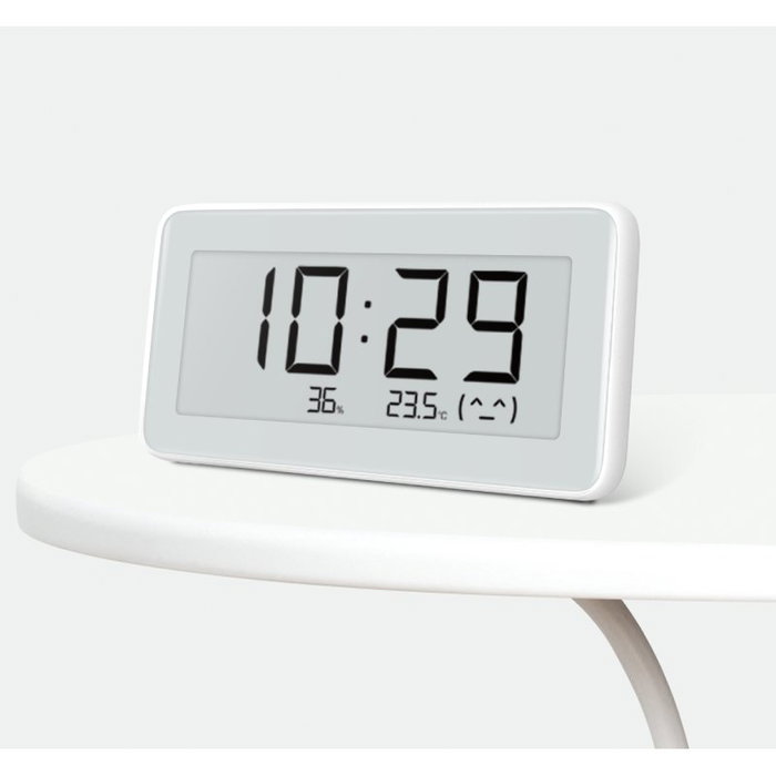 Xiaomi Reloj Monitor de Temperatura y Humedad BHR5435GL - Reloj Inteligente con Pantalla de Tinta Electrónica, Sensor Suizo Sensirion, Bluetooth, Compatible con Mi Home